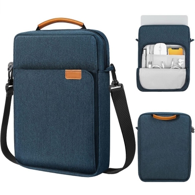簡約iPad收納包適用於9.7寸13寸平板手提包輕便防水單肩斜挎包