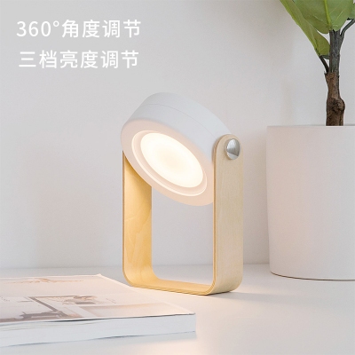 創意學生臥室學習臺燈北歐護眼床頭擺件迷你宿舍燈籠燈批發