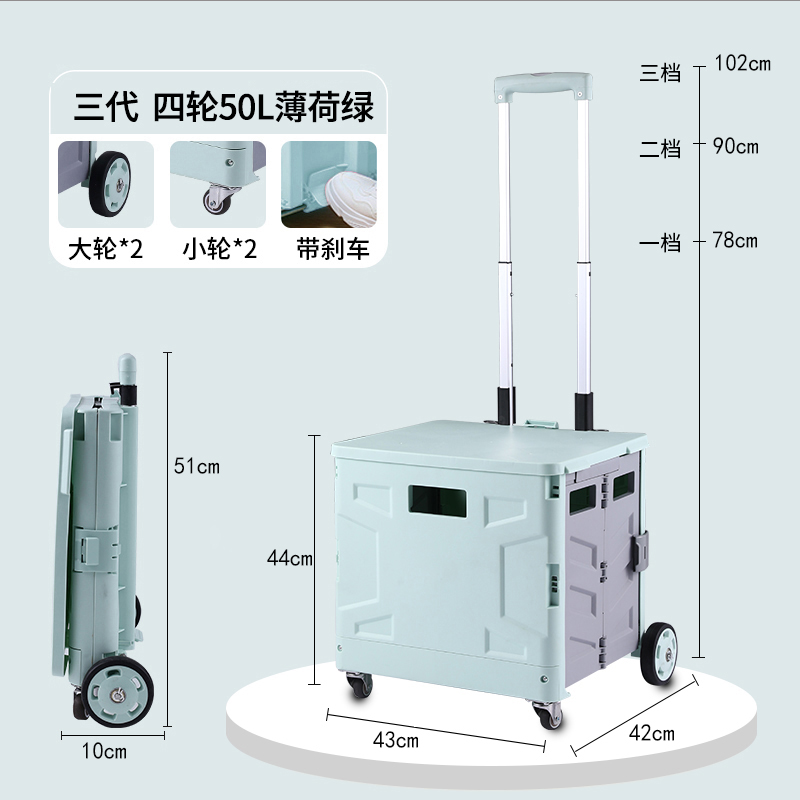 D系列三代折疊購物車