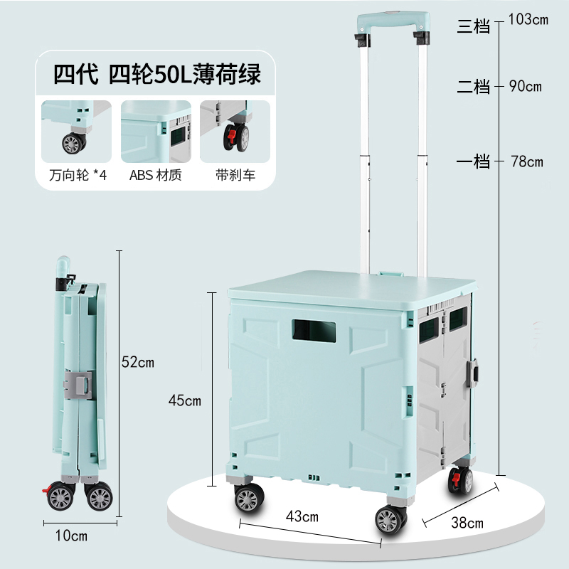 S系列四代折疊購物車