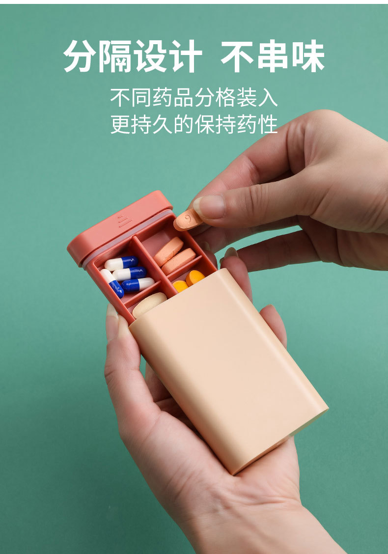 旅行多彩小藥盒