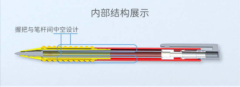 矽膠握感原子筆OSF256