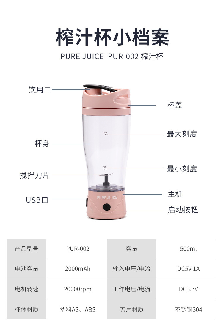 充電果汁機