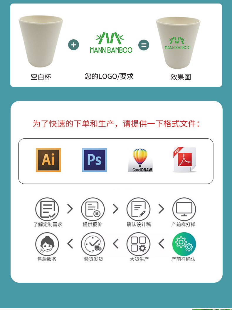 訂製竹纖維咖啡杯